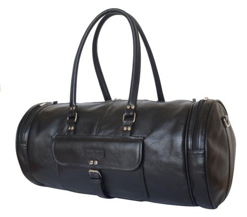 Кожаная дорожная сумка Belforte black Carlo Gattini - Фабрика сумок «Carlo Gattini»