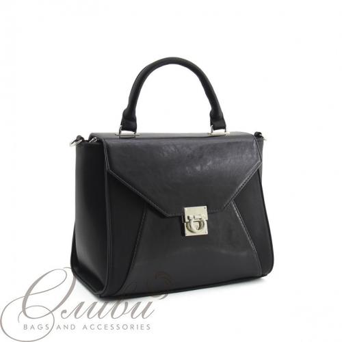 Женская сумка черная классика OLIVI - Фабрика сумок «OLIVI»