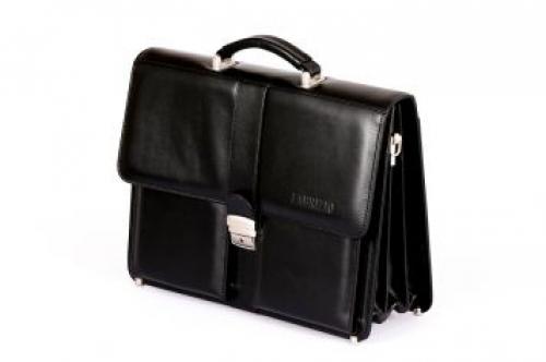 Мужской портфель черный Fabrizio - Фабрика сумок «Fabrizio»