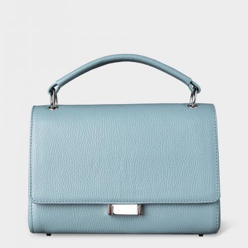 Кожаная сумка женская голубая TWO-TA - Фабрика сумок «TWO-TA»