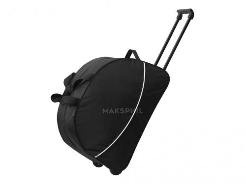 Дорожная сумка на колесах черная МаксФил - Фабрика сумок «МаксФил»