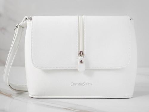 Женская сумка на плечо с отделкой змейка Christie Saiko - Фабрика сумок «Christie Saiko»