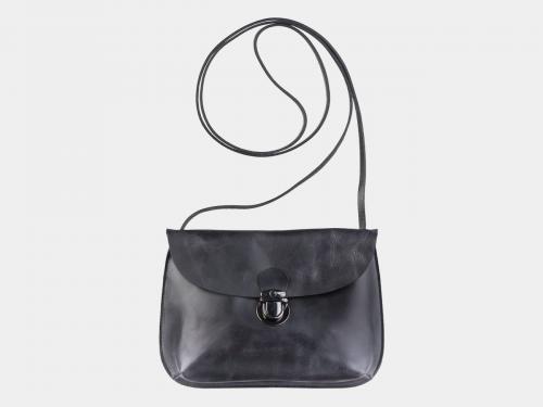 Черный кожаный женский клатч из натуральной кожи  - Фабрика сумок «Alexander TS»