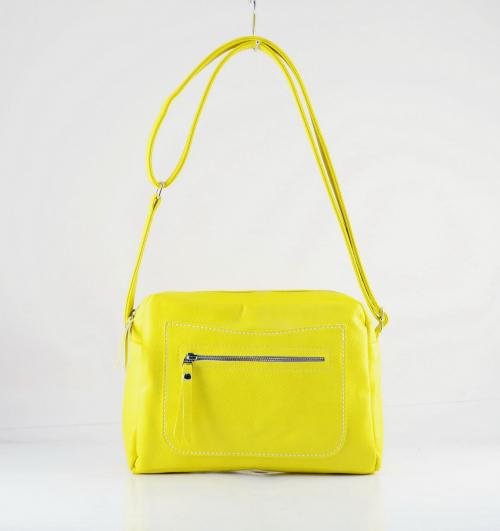 Женская сумка через плечо желтая Сакси - Фабрика сумок «Сакси»