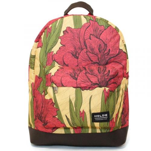 Рюкзак городской молодежный Red Flowers Holdie - Фабрика сумок «Holdie»