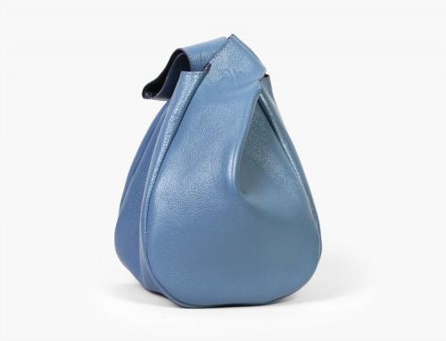 Небольшая голубая сумочка на руку - Фабрика сумок «А-Рада»