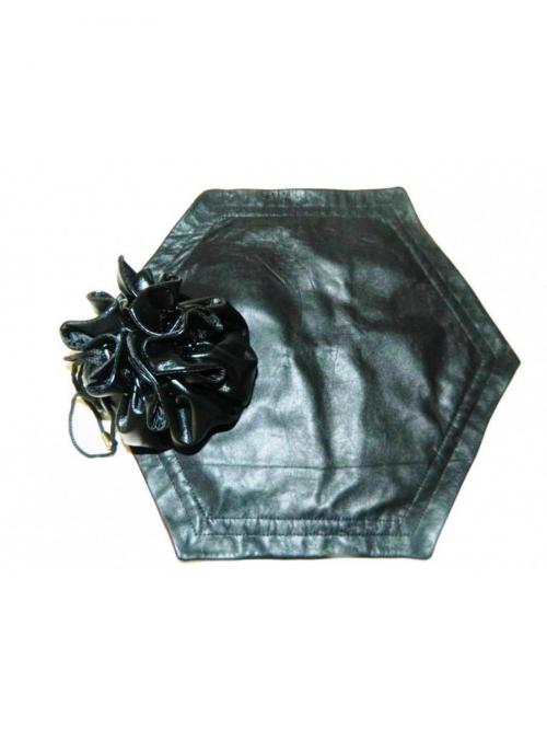 Косметичка женская черная Lucky exclusive - Фабрика сумок «Lucky exclusive»