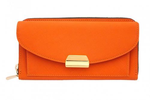 Женское портмоне оранж Borasco - Фабрика сумок «Faetano»