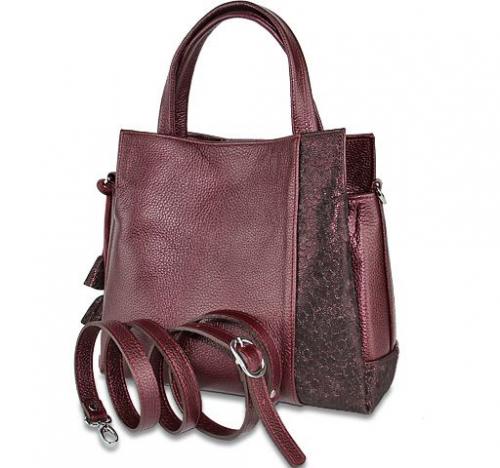 Женская сумка бордо ELBI - Фабрика сумок «ELBI»