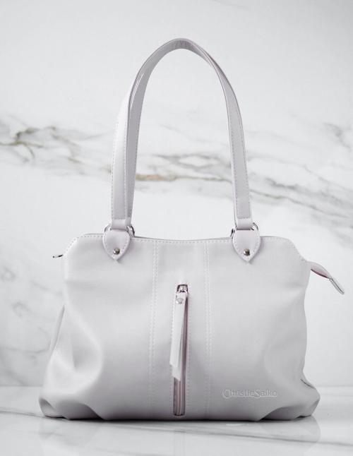 Сумка женская белая Christie Saiko - Фабрика сумок «Christie Saiko»