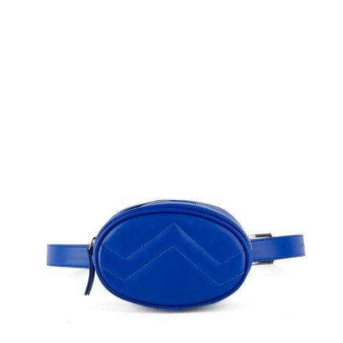 Сумка на пояс синяя Griffon - Фабрика сумок «Griffon»