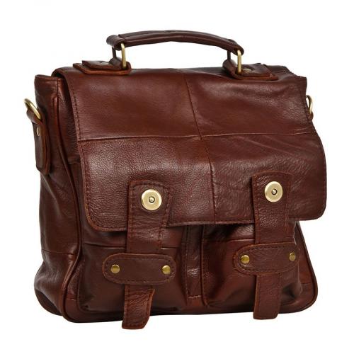 Деловая сумка мужская коричневая Полар - Фабрика сумок «Полар»