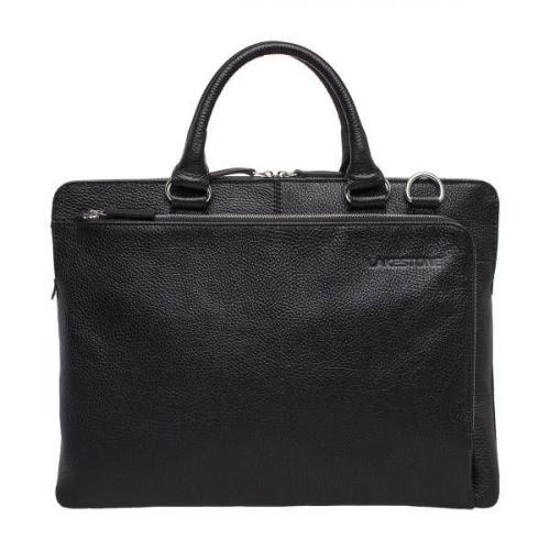 Кожаная деловая сумка мужская Albert Black Lakestone - Фабрика сумок «Lakestone»
