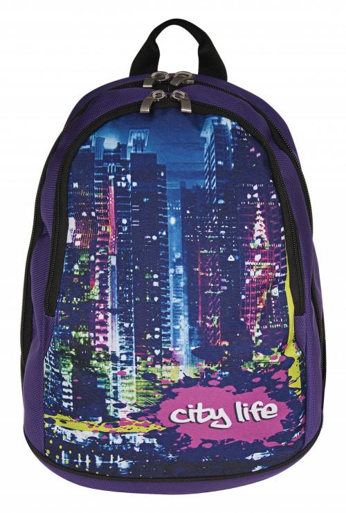 Рюкзак молодежный Drive фиолетовый - Фабрика сумок «Альянс»