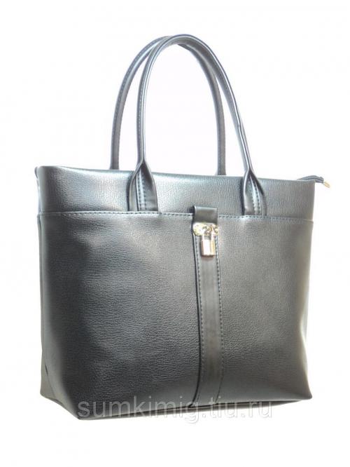 Сумка женская классическая черная Миг - Фабрика сумок «Миг»