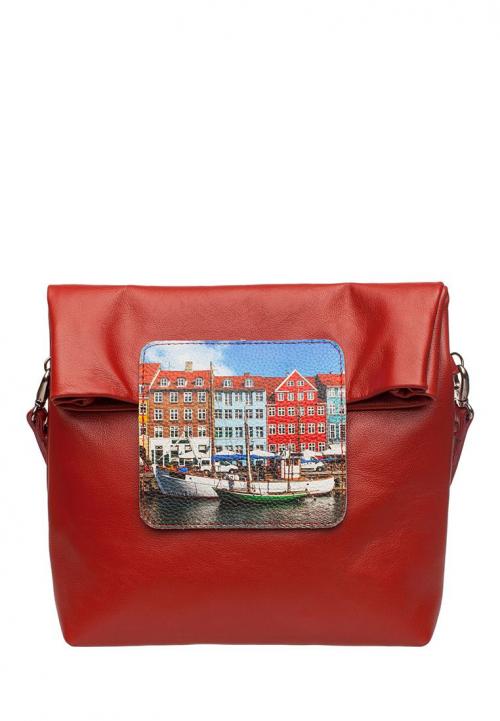 Сумка-клатч Копенгаген рубин - Фабрика сумок «Eshemoda»