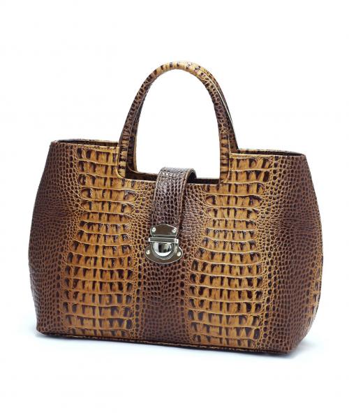 Кожаная женская сумка коричневая ALSWA - Фабрика сумок «ALSWA»