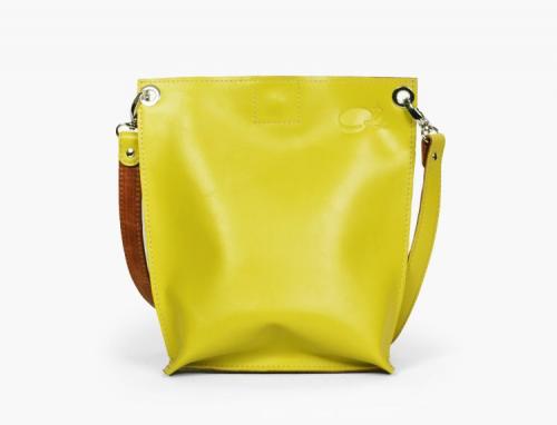 Маленькая двухцветная сумка через плечо Моника - Фабрика сумок «А-Рада»
