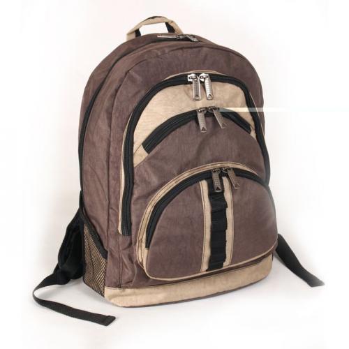 Молодежный рюкзак коричневый  - Фабрика сумок «Кожгалантерейное предприятие Бебеля»