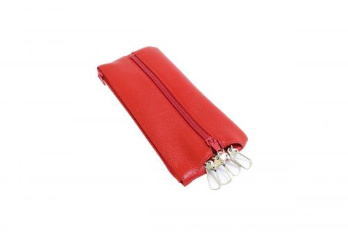 Футляр для ключей красный - Фабрика сумок «Сибирская кожгалантерея»
