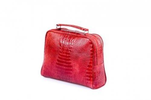 Сумка-портфель женская красная Fabrizio - Фабрика сумок «Fabrizio»