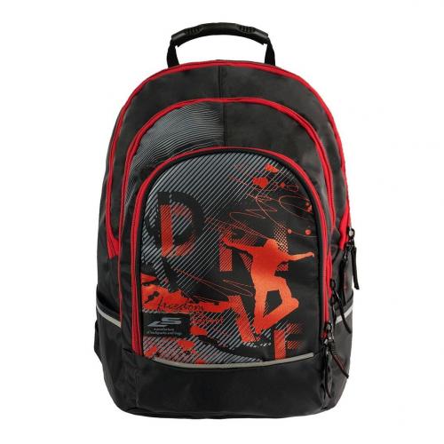 Школьный рюкзак Спринт красный скейт - Фабрика сумок «Luris»