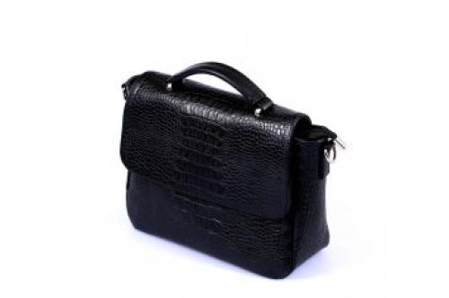 Классическая сумка женская черная Fabrizio - Фабрика сумок «Fabrizio»