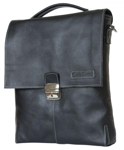 Кожаный мужской планшет Cavazzo black Carlo Gattini - Фабрика сумок «Carlo Gattini»