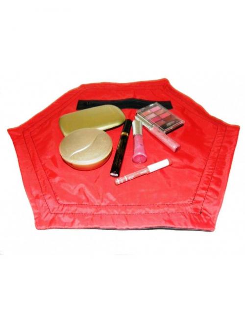 Женская косметичка красная Lucky exclusive - Фабрика сумок «Lucky exclusive»