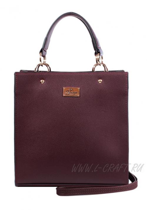 Сумка женская классическая бордо L-Craft - Фабрика сумок «L-Craft»