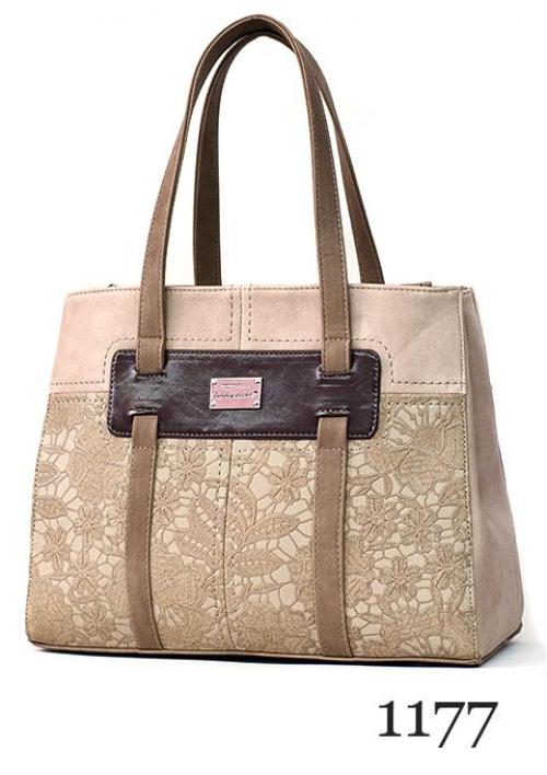 Женская сумка беж узор Золотой дождь - Фабрика сумок «Золотой дождь»