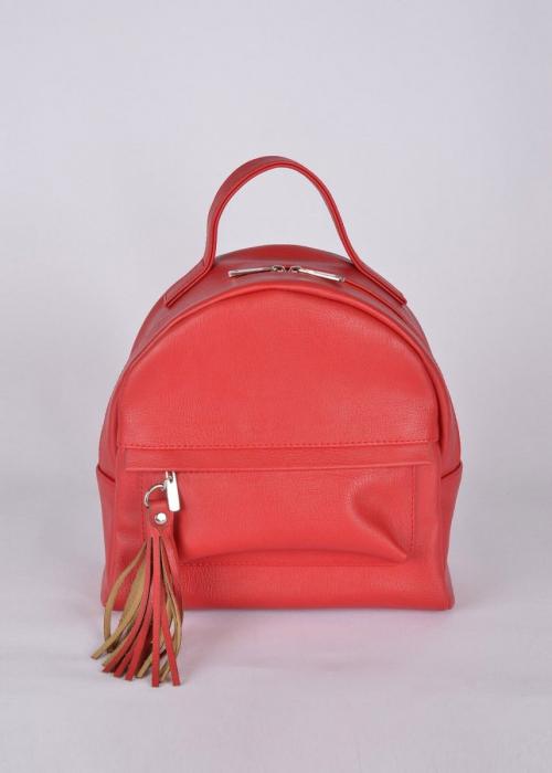 Женская сумка-рюкзак красная Anri - Фабрика сумок «Anri»