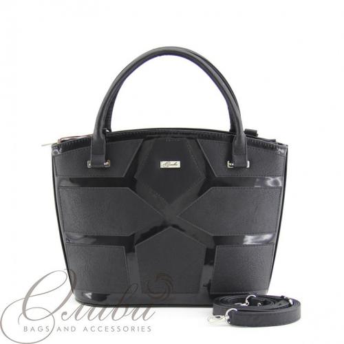 Женская сумка каркасная черная OLIVI - Фабрика сумок «OLIVI»