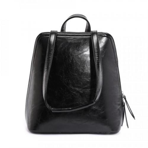 Женский рюкзак из экокожи черный Ors Oro - Фабрика сумок «Grizzly»
