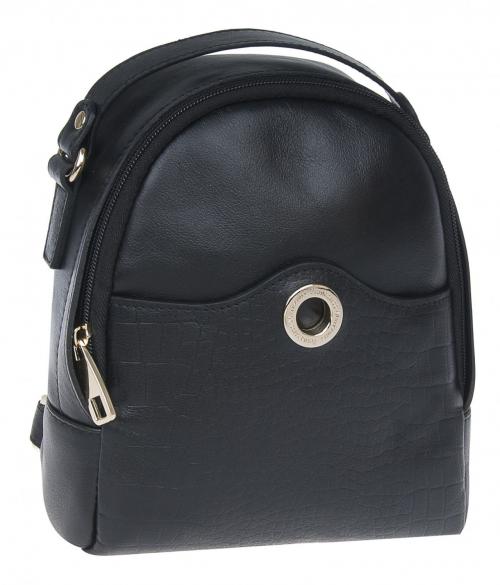 Рюкзак женский Franchesco Mariscotti кайман чёрный - Фабрика сумок «Альянс»
