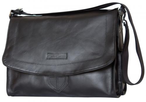 Мужская сумка-планшет Albano black Carlo Gattini - Фабрика сумок «Carlo Gattini»