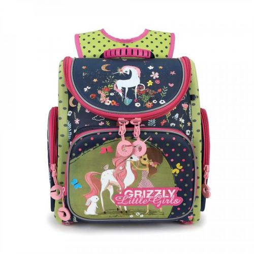 Ранец школьный единорог Grizzly - Фабрика сумок «Grizzly»