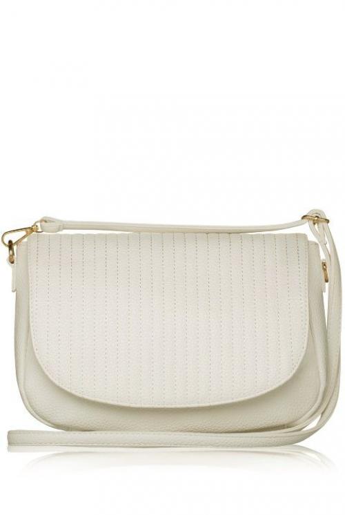 Женская белая сумка AVEC - Фабрика сумок «TRENDY BAGS»