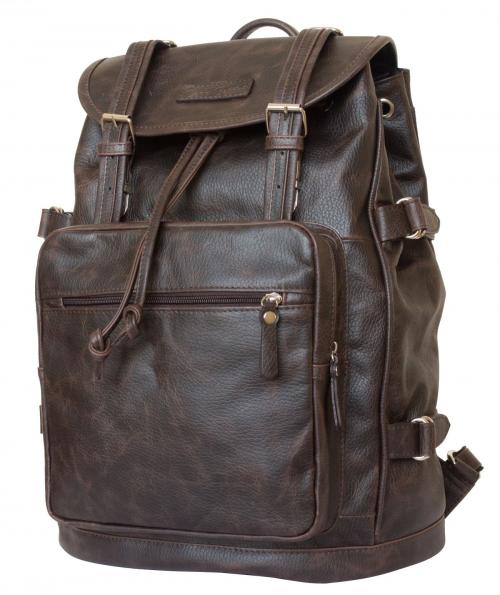 Молодежный кожаный рюкзак Volturno brown Carlo Gattini - Фабрика сумок «Carlo Gattini»