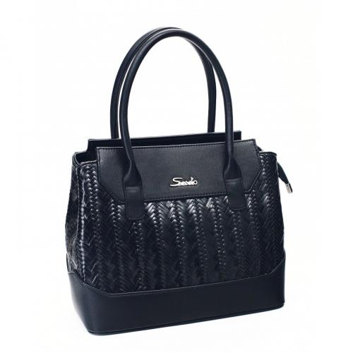 Классическая сумка женская черная Savio - Фабрика сумок «Savio»