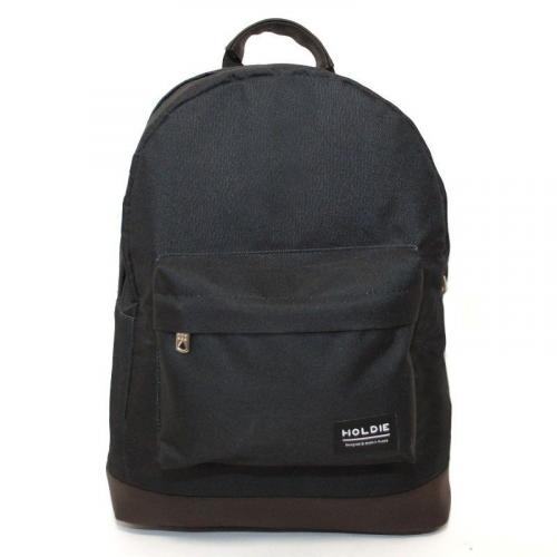 Черный рюкзак городской Full Black Holdie - Фабрика сумок «Holdie»