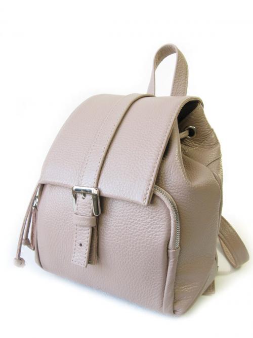 Кожаный рюкзак женский пудра Studio KSK - Фабрика сумок «Studio KSK»