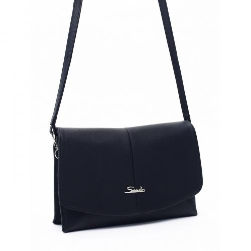 Сумка на плечо женская черная Savio - Фабрика сумок «Savio»