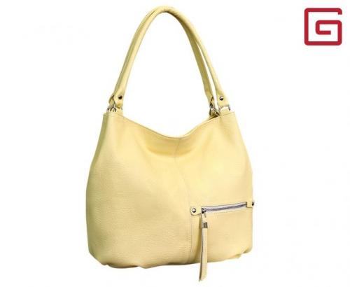 Сумка женская классическая желтая Gera - Фабрика сумок «Gera»