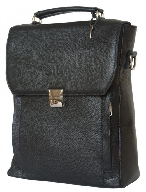 Портфель мужской кожаный Strutto black Carlo Gattini - Фабрика сумок «Carlo Gattini»