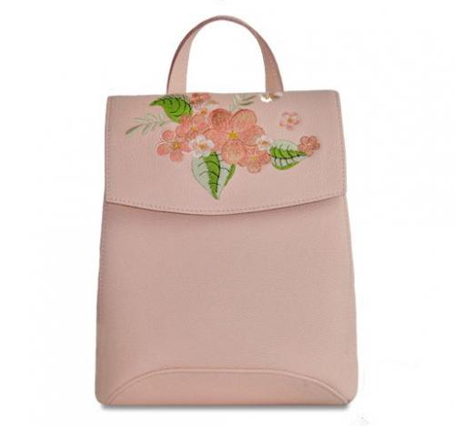 Женский рюкзак с вышивкой ELBI - Фабрика сумок «ELBI»