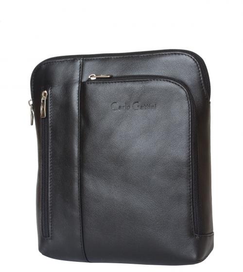 Кожаная мужская сумка Casella black Carlo Gattini - Фабрика сумок «Carlo Gattini»