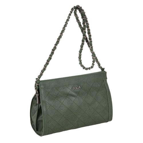 Женская сумка через плечо зеленая Полар - Фабрика сумок «Полар»