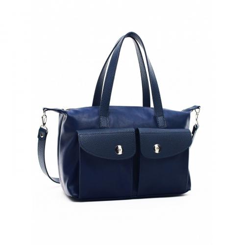 Женская сумка с накладными карманами Savio - Фабрика сумок «Savio»