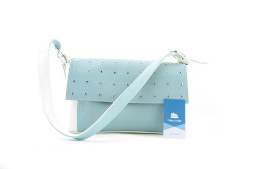 Женская сумка через плечо голубая Сумки Питер - Фабрика сумок «Сумки Питер»